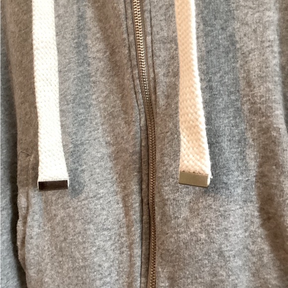 Cloth by RD Zip Up Oversized Hoodie Heather Grey Size Small - Picture 10 of 12